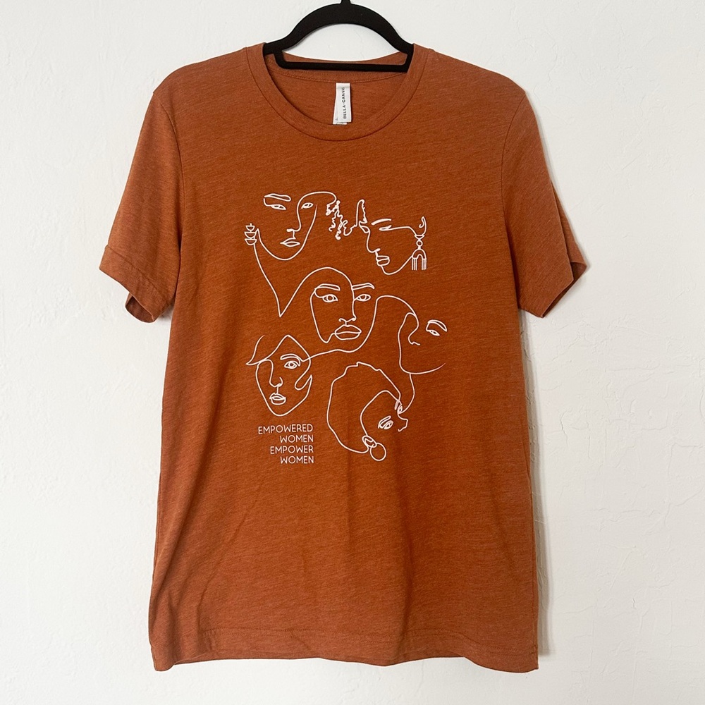 “Empowered Women Empower Women” single line illustration designed T - women’s M